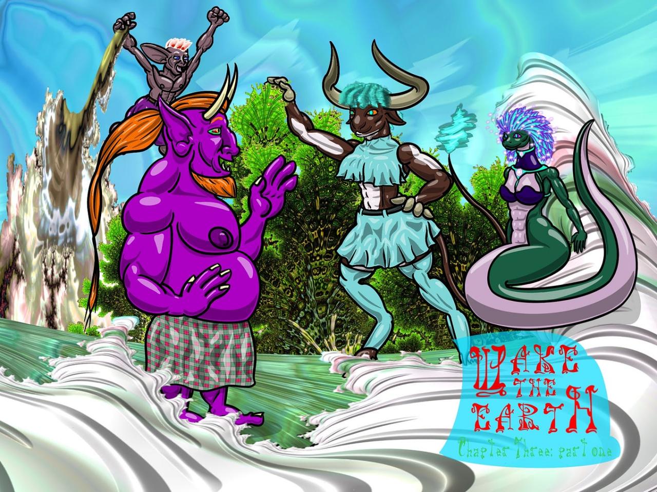 Wake The Earth Chapter 4- part two | by Lysergic World Design | Wake ...