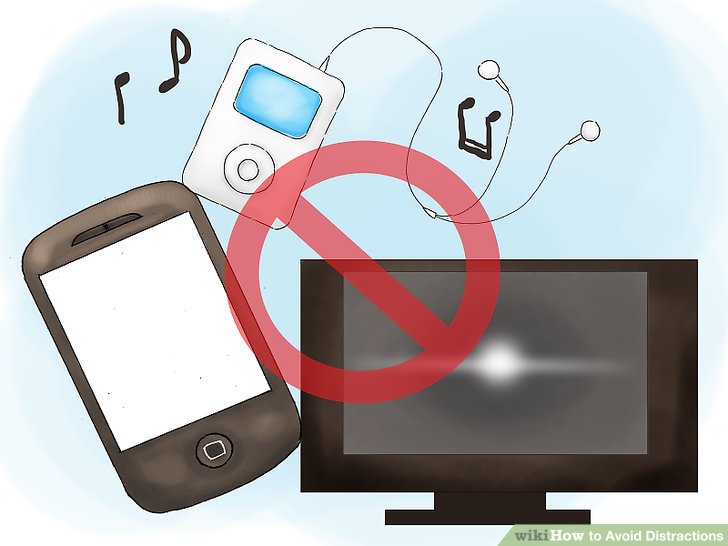 3 Ways to Avoid Distractions - wikiHow