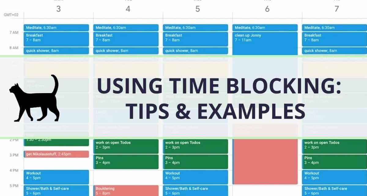 How to use Time blocking for better productivity